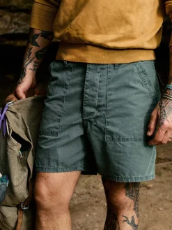 Imogene + Willie the ripstop fatigue short in slate