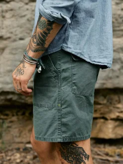 Imogene + Willie the ripstop fatigue short in slate