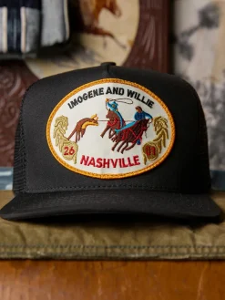 Women Imogene + Willie the "roundup" trucker