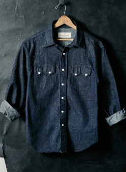 Imogene + Willie the sawtooth pearl snap in indigo nep