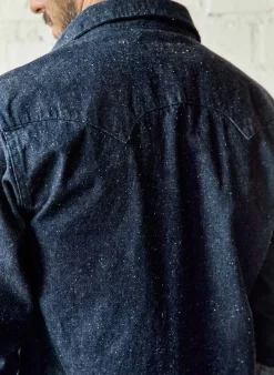 Imogene + Willie the sawtooth pearl snap in indigo nep