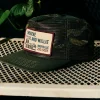 Women Imogene + Willie the "service station" mesh trucker in camo