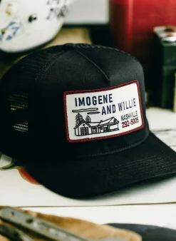 Women Imogene + Willie the "service station" trucker in black