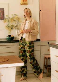 Women Imogene + Willie the sonora painted camo trouser
