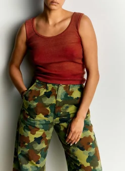 Women Imogene + Willie the sonora painted camo trouser