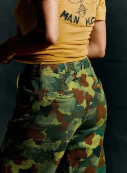 Women Imogene + Willie the sonora painted camo trouser