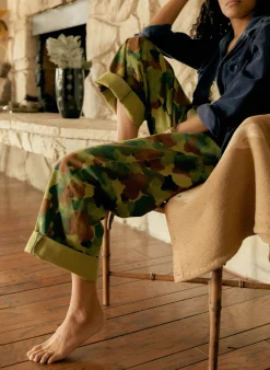 Women Imogene + Willie the sonora painted camo trouser
