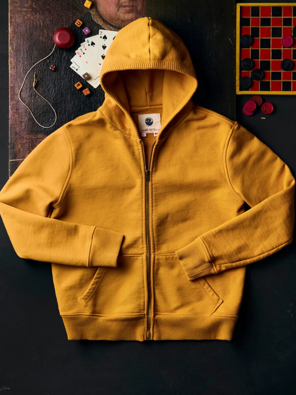 Women Imogene + Willie the standard zip sweatshirt in amber