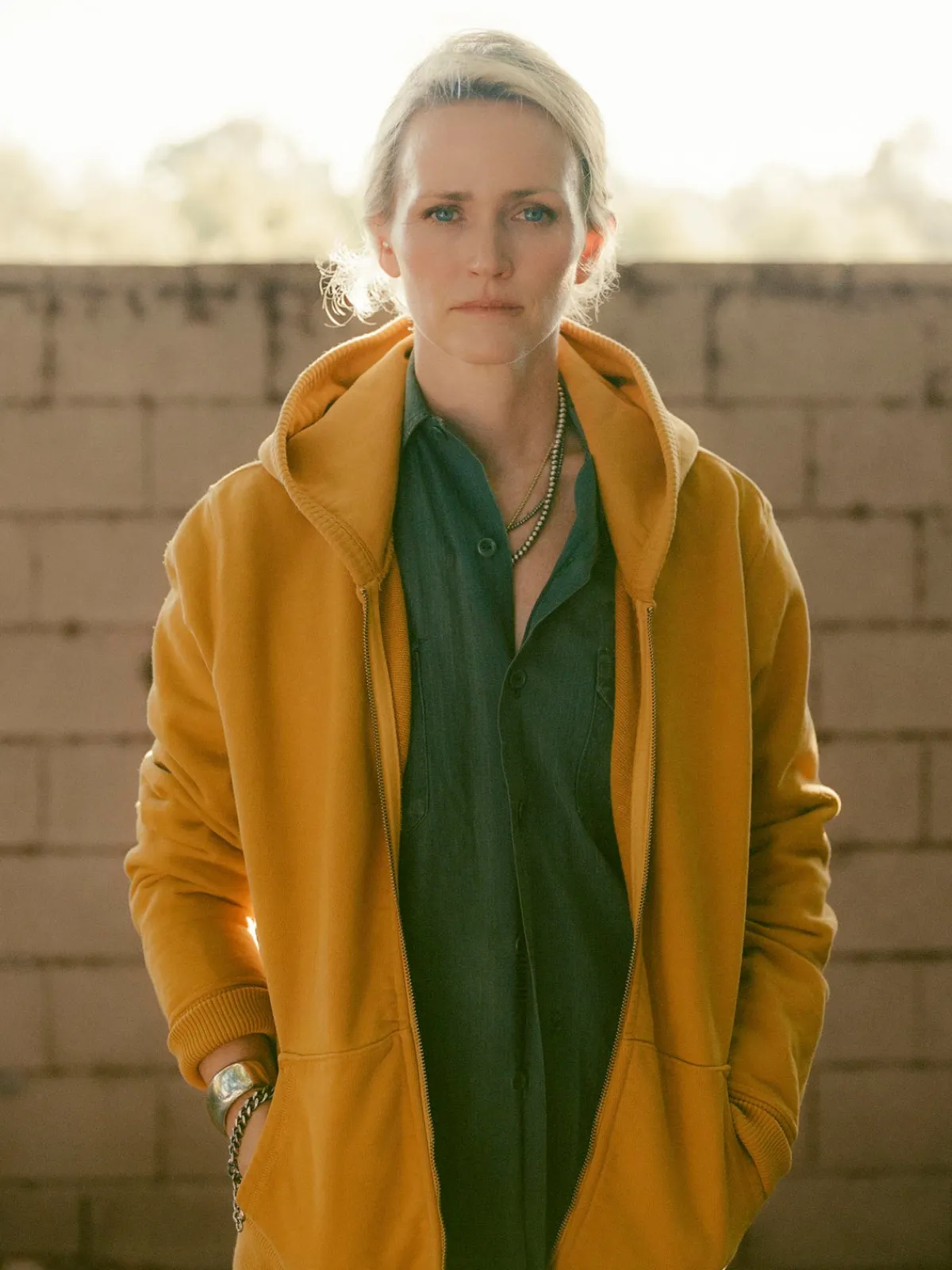Women Imogene + Willie the standard zip sweatshirt in amber