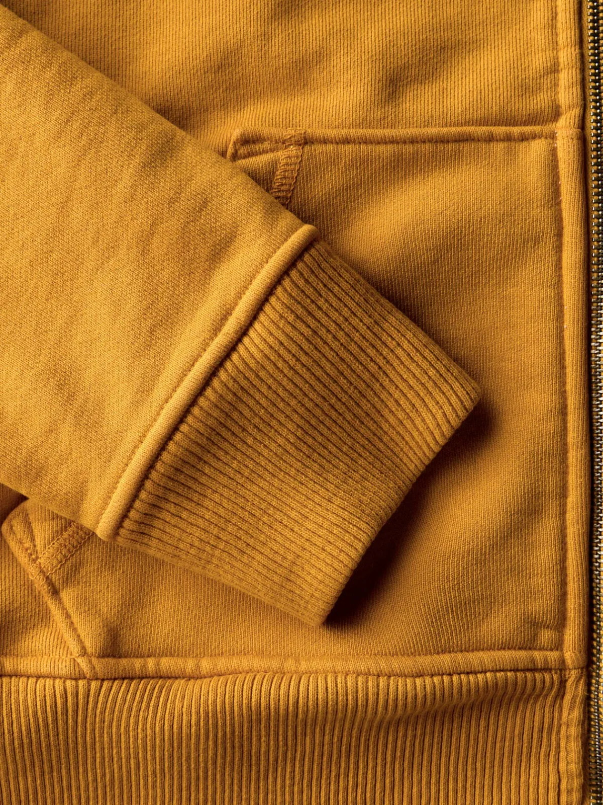 Women Imogene + Willie the standard zip sweatshirt in amber