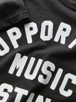 Women Imogene + Willie the "support live music" acl tee