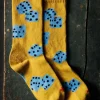 Women Imogene + Willie the "tumblin dice" sock in gold