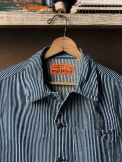 Imogene + Willie the utility coat in hickory stripe