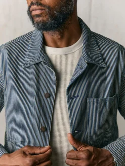 Imogene + Willie the utility coat in hickory stripe