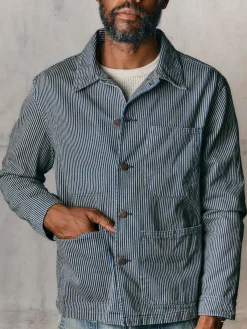Imogene + Willie the utility coat in hickory stripe