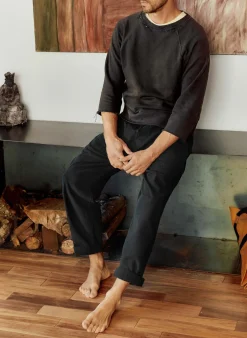 Imogene + Willie the ventura chore pant in faded black