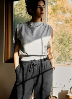 Women Imogene + Willie the ventura chore pant in faded black