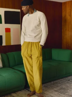 Imogene + Willie the ventura chore pant in chartreuse