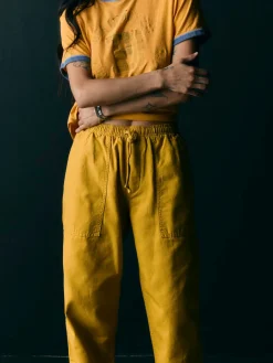 Women Imogene + Willie the ventura chore pant in chartreuse