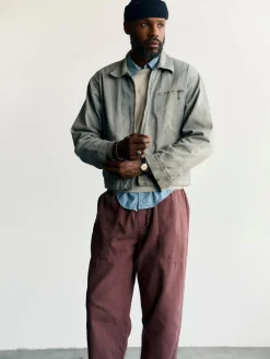 Imogene + Willie the ventura chore pant in dark mauve