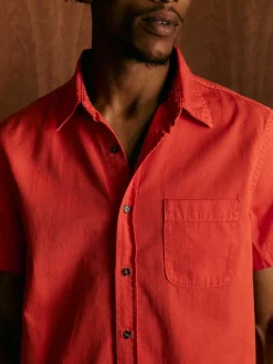 Imogene + Willie the whisper twill shirt in poppy