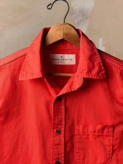 Imogene + Willie the whisper twill shirt in poppy