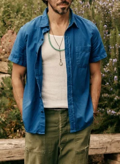 Imogene + Willie the whisper twill shirt in blue