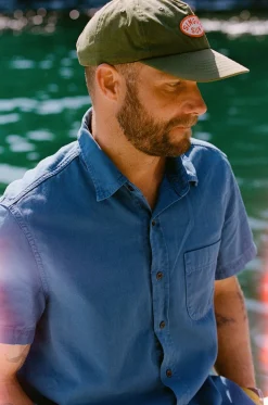 Imogene + Willie the whisper twill shirt in blue