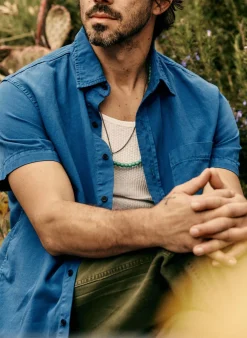 Imogene + Willie the whisper twill shirt in blue