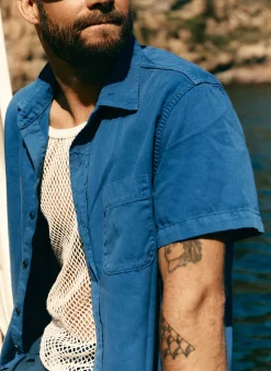 Imogene + Willie the whisper twill shirt in blue