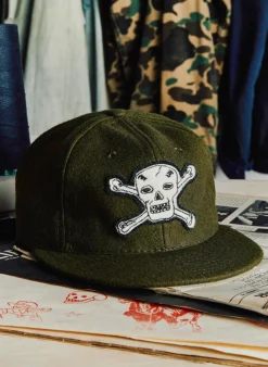 Women Imogene + Willie the wool "hellcats" cap in olive