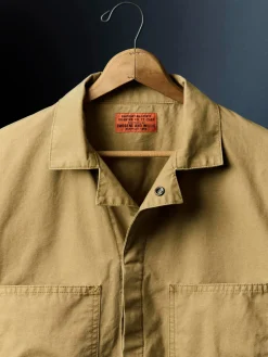 Imogene + Willie tracker jacket in washed khaki