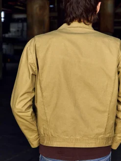 Imogene + Willie tracker jacket in washed khaki