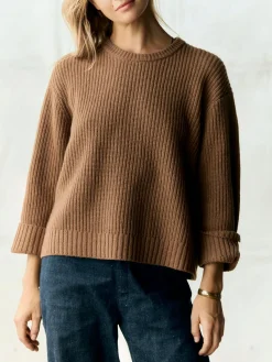Women Imogene + Willie varese wool sweater in brown