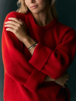Women Imogene + Willie varese wool sweater in red