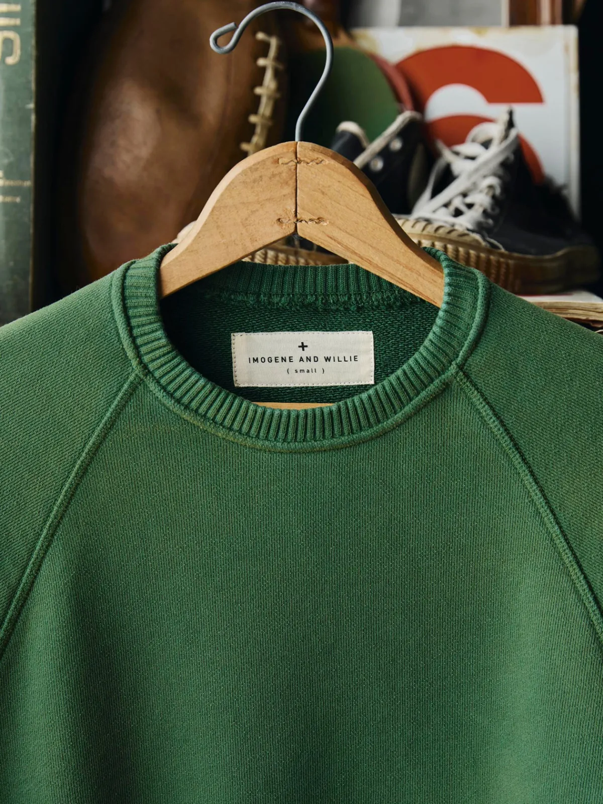 Imogene + Willie varsity ribbed crew