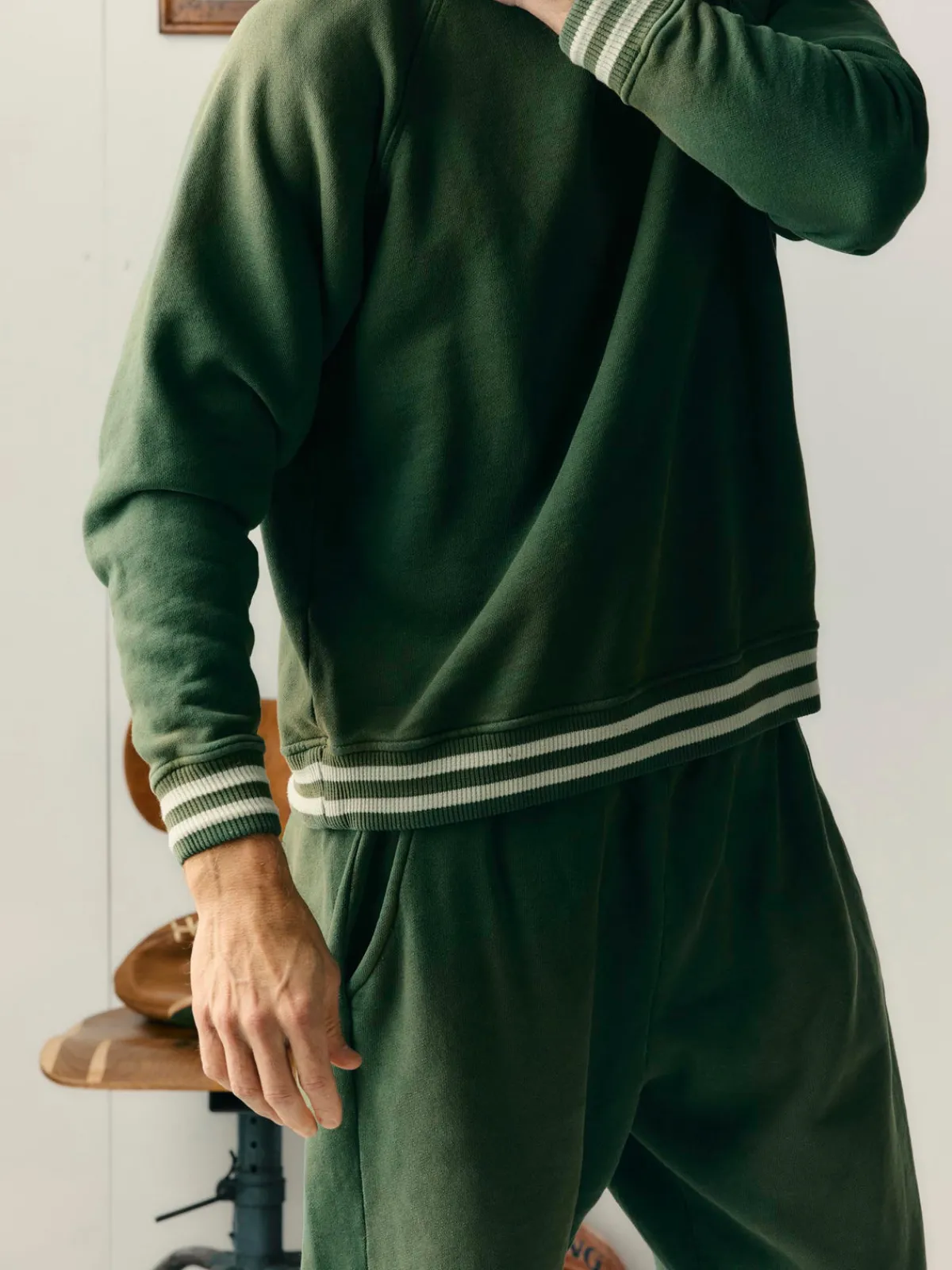 Imogene + Willie varsity ribbed sweatpant