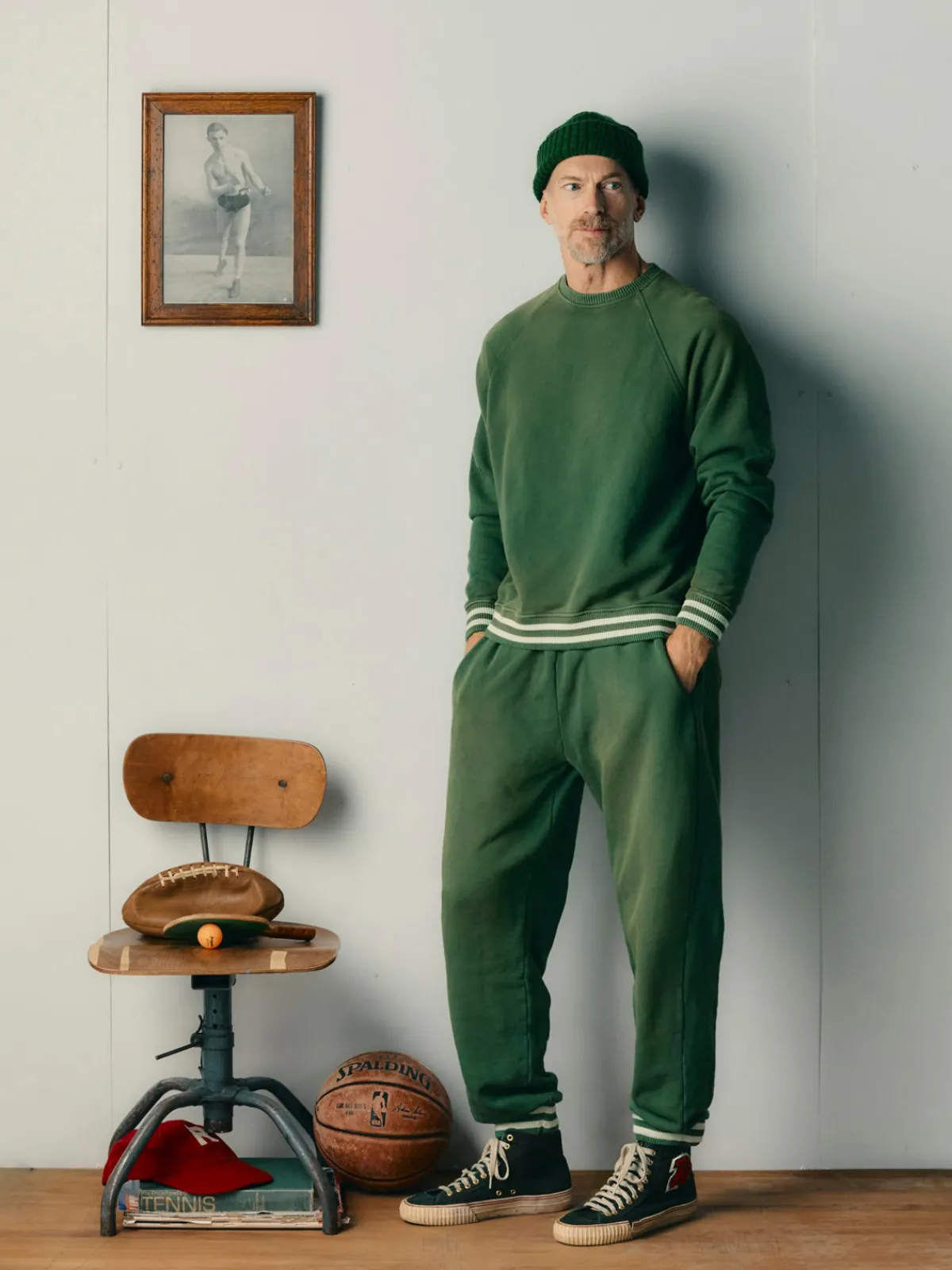 Imogene + Willie varsity ribbed sweatpant