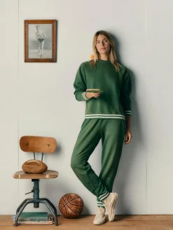 Women Imogene + Willie varsity ribbed sweatpant