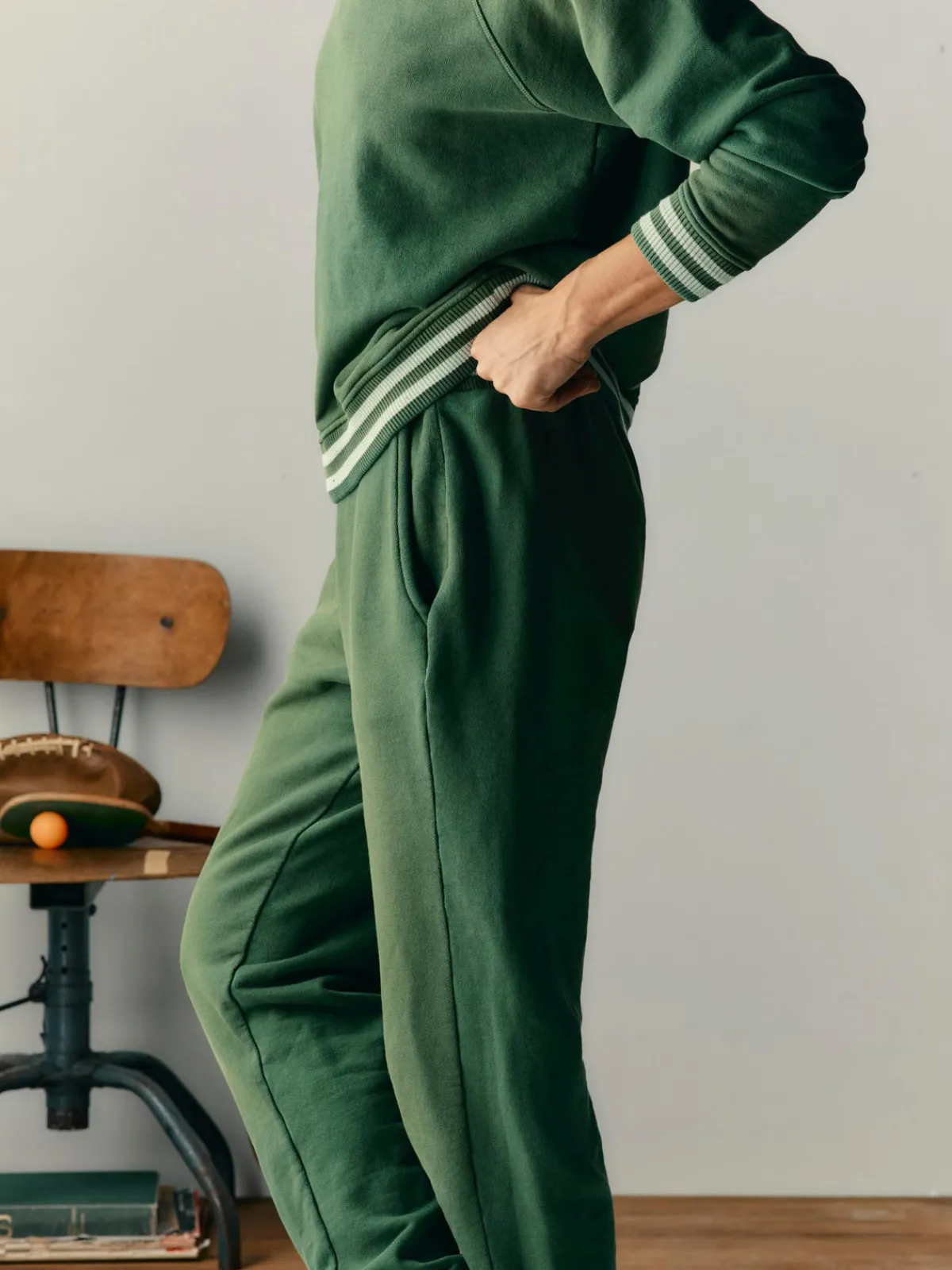 Women Imogene + Willie varsity ribbed sweatpant