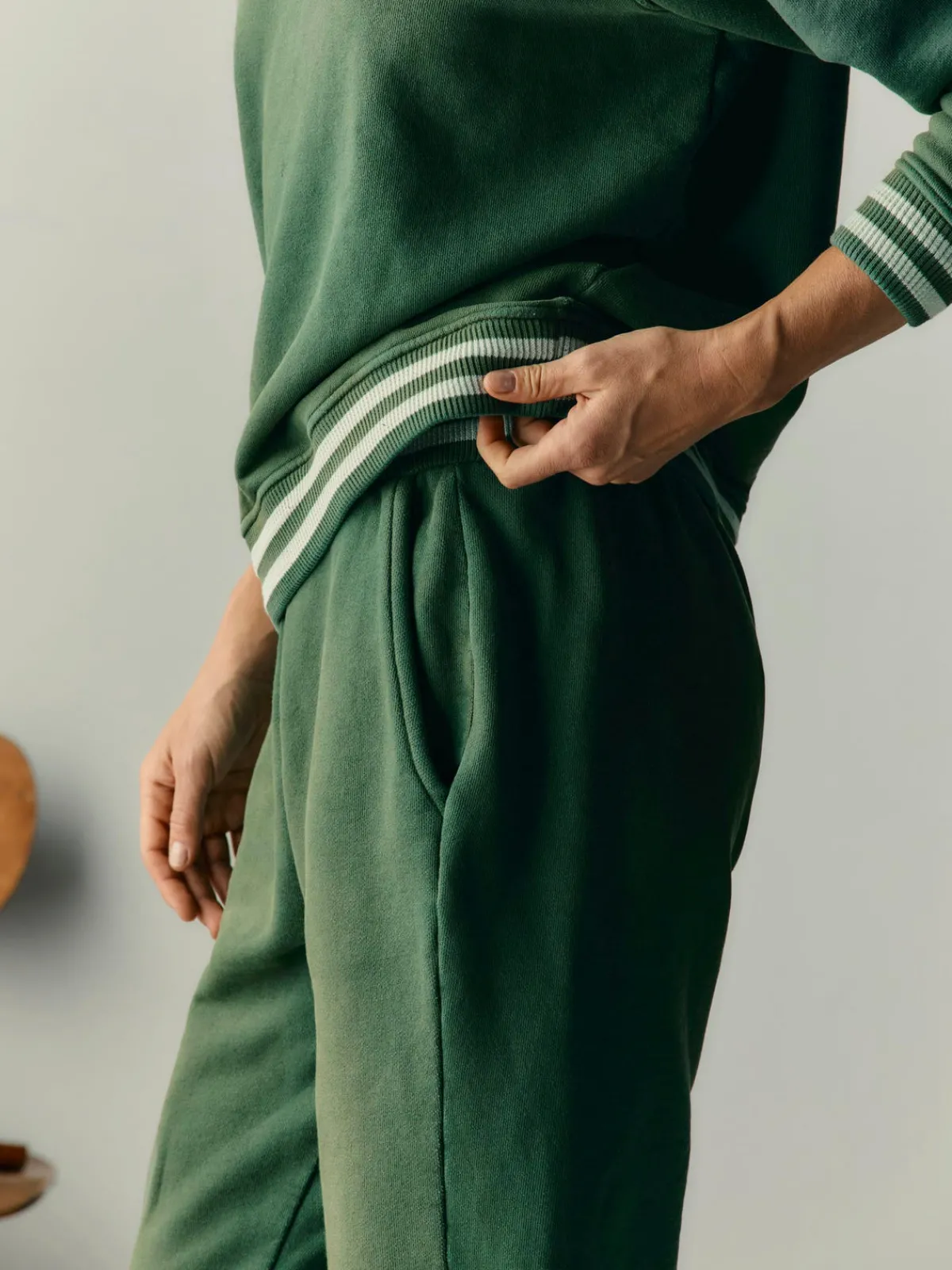 Women Imogene + Willie varsity ribbed sweatpant