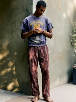 Imogene + Willie ventura chore pant in lagos stripe