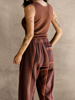 Women Imogene + Willie ventura chore pant in lagos stripe