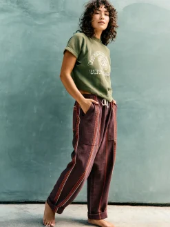Women Imogene + Willie ventura chore pant in lagos stripe