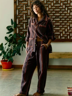 Women Imogene + Willie ventura chore pant in lagos stripe