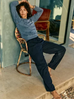Women Imogene + Willie ventura chore pant in navy