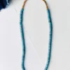 Women Imogene + Willie vintage aqua paderes necklace
