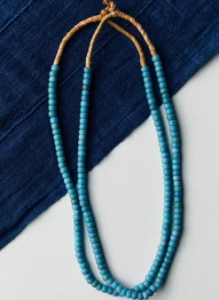 Women Imogene + Willie vintage aqua paderes necklace