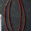 Women Imogene + Willie vintage red trade bead necklace