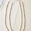 Women Imogene + Willie vintage white trade bead necklace